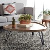 Amira Coffee Table - Oak/Black - Safavieh - 2 of 4