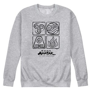 Men's - Avatar: The Last Airbender - Team Avatar Graphic Fleece Sweatshirt - 1 of 4