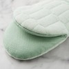 MARTHA STEWART Honeycomb Quilted Chambray Mini Oven Mitt 2-Pack Set - 4 of 4