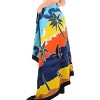 LA LEELA Women's Summer Beach Wrap Bikini Wraps Sarong Swimwear Cover up Skirt Bathing suit Swimsuit Pareo for Women One Size Multicolored, Tree - 3 of 4