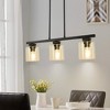 TOBILI 24-inch 3-head pendant lamp in black - 3 of 4