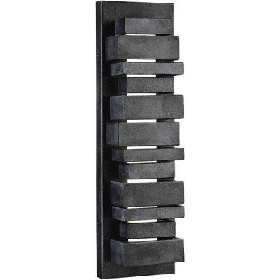 Generation Lighting Ledgend 18" High Dark Zinc LED Outdoor Wall Light
