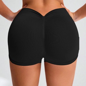 Workout Shorts for Women Scrunch Butt Lifting 3''- Medium Waisted Booty Workout Volleyball Yoga Seamless Shorts - 1 of 1