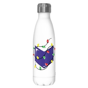 Marvel Hawkeye Bullseye Logo Stainless Steel Water Bottle - 1 of 3