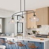 VYNXARIA Industrial 3-Light Pendant Chandelier ¨C Adjustable Modern Farmhouse Lighting (Bulb Not Included) - 3 of 4