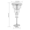 YIYIBYUS Wedding Flower Stand with LED, 4 Tier Acrylic Flower Stand - 3 of 4