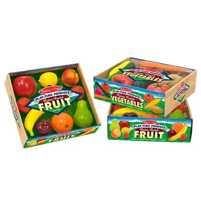 melissa & doug fruits & vegetables playtime set