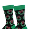 Socksmith 20.0 Inch Christmas Wreath Crew Socks - image 3 of 3