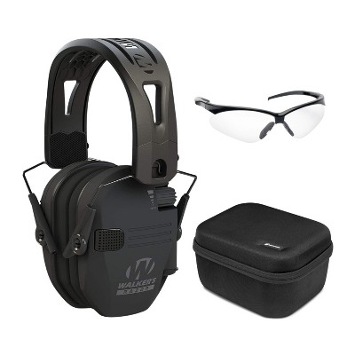 Walkers Razor Tacti-Grip with Rubber Headband (Black) with Glasses and ...