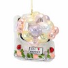 Huras Family 3.0 Inch Wedding Convertible Tree Ornament , Ornament Balloons Automobile Bride Groom (1PC) - 3 of 4