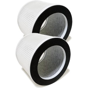 Nispira True HEPA Filter Replacement Compatible with Rigoglioso Air Purifier GL-2109 GL2109. 2 Packs - 1 of 4