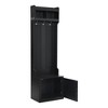 ACEPANO 78.7 in. H Multifunctional Hall Trees with Cabinet and 6 Hanging Hooks-Black - 3 of 4