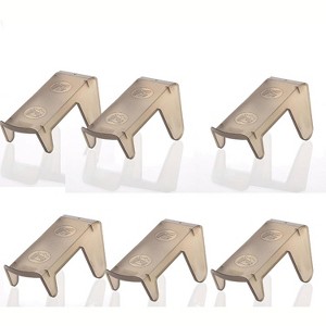 YBM Home Double Shoe Storage Slots Organizer for Closet, Single Unit, Pack of 6 - 1 of 2