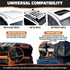 Mockins Rainproof Car Top Carrier Cargo Bag - 60"x43"x17" | 25 Cubic-ft Capacity | Black - 4 of 4