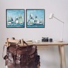 Stupell Industries Soothing Sailboats Drifting Marina Black Framed Giclee Art - 2 of 4