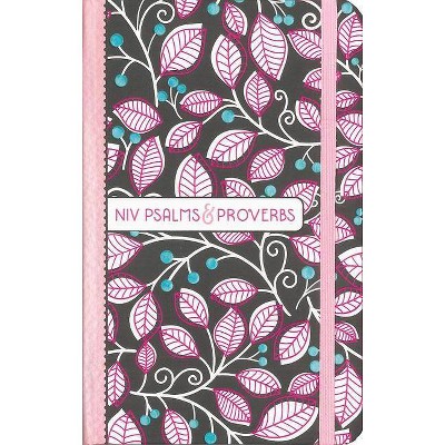 Niv, Psalms and Proverbs, Hardcover, Pink, Comfort Print - by  Zondervan