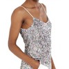 Women's SEQUIN CAMI TOP - APRICOT - image 2 of 4