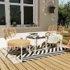 GustoWave 3-Piece Rattan Bistro Set, All-Weather Patio Furniture For Porch/Lawn/Garden - 2 of 4