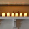 LumaBase Battery-Operated LED Flickering Flame Votives Candles- Set of 6 - 3 of 4