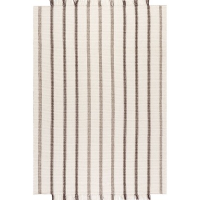 Frenshe Interiors x Rugs USA - Toluca Striped Wool Indoor Area Rug