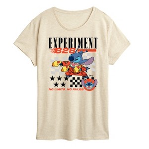 Women's - Lilo and Stitch - Stitch Racing Jersey Short Sleeve Graphic T-Shirt - 1 of 3