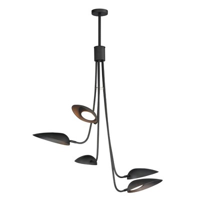 ET2 Lighting Marsh 5 - Light Pendant in  Black