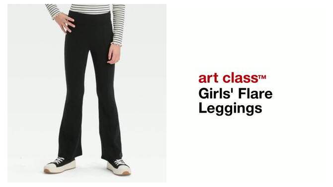 Girls' Flare Leggings - art class™, 2 of 5, play video
