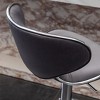 NicBex Dining Chairs Set of 2 Stool Upholstered Chair Airlift Adjustable Swivel Barstool with low-back style for Kitchen, Home Bar - 2 of 4