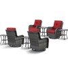 POCASSY 8 Piece Multiple Chairs Seating Group with Cushions and Side Tables - 2 of 4