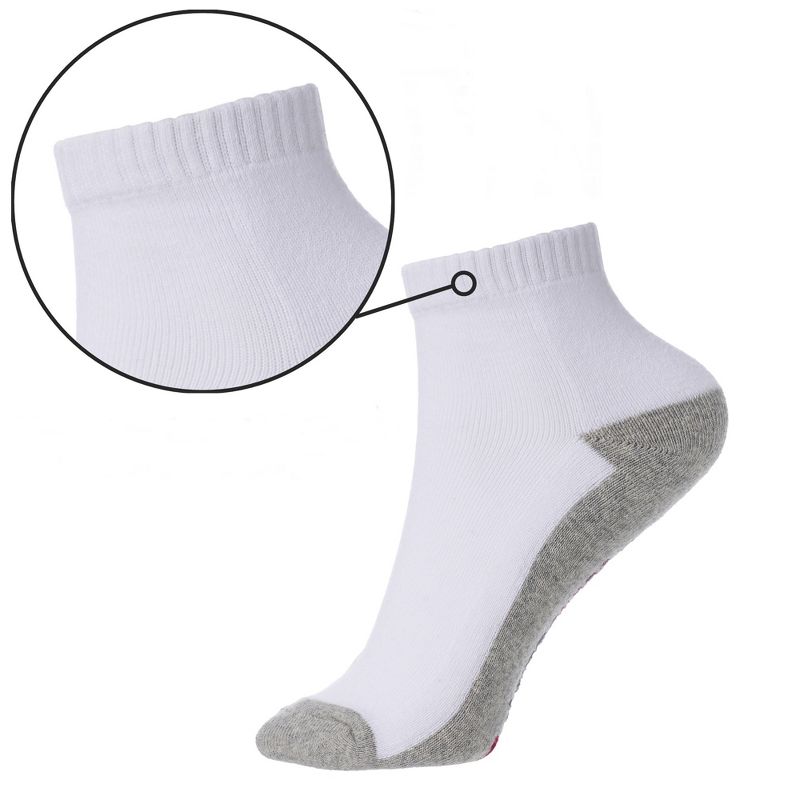 Alpine Swiss Mens 8 Pack Cotton Ankle Socks Athletic Performance Cushioned Socks Shoe Size 6-12, 5 of 7