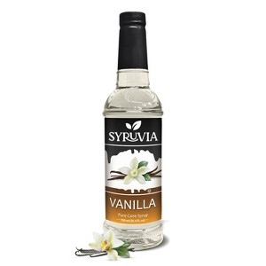 Syruvia Vanilla Syrup - 25.4 fl oz. Premium Flavoring Syrup For Coffee - 1 of 4