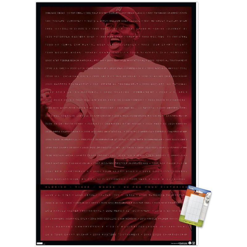 Trends International Tiger Woods - Victories Unframed Wall Poster Prints, 1 of 7