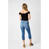 Women's High Waist Cool Denim Pull On Capri - Judy Blue - 3 of 4