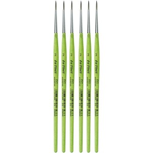 da Vinci FIT Synthetics Student Brush, Synthetic, Acrylic & Tempera, Round, Series 373, Size 2, Pack of 6 - 1 of 3