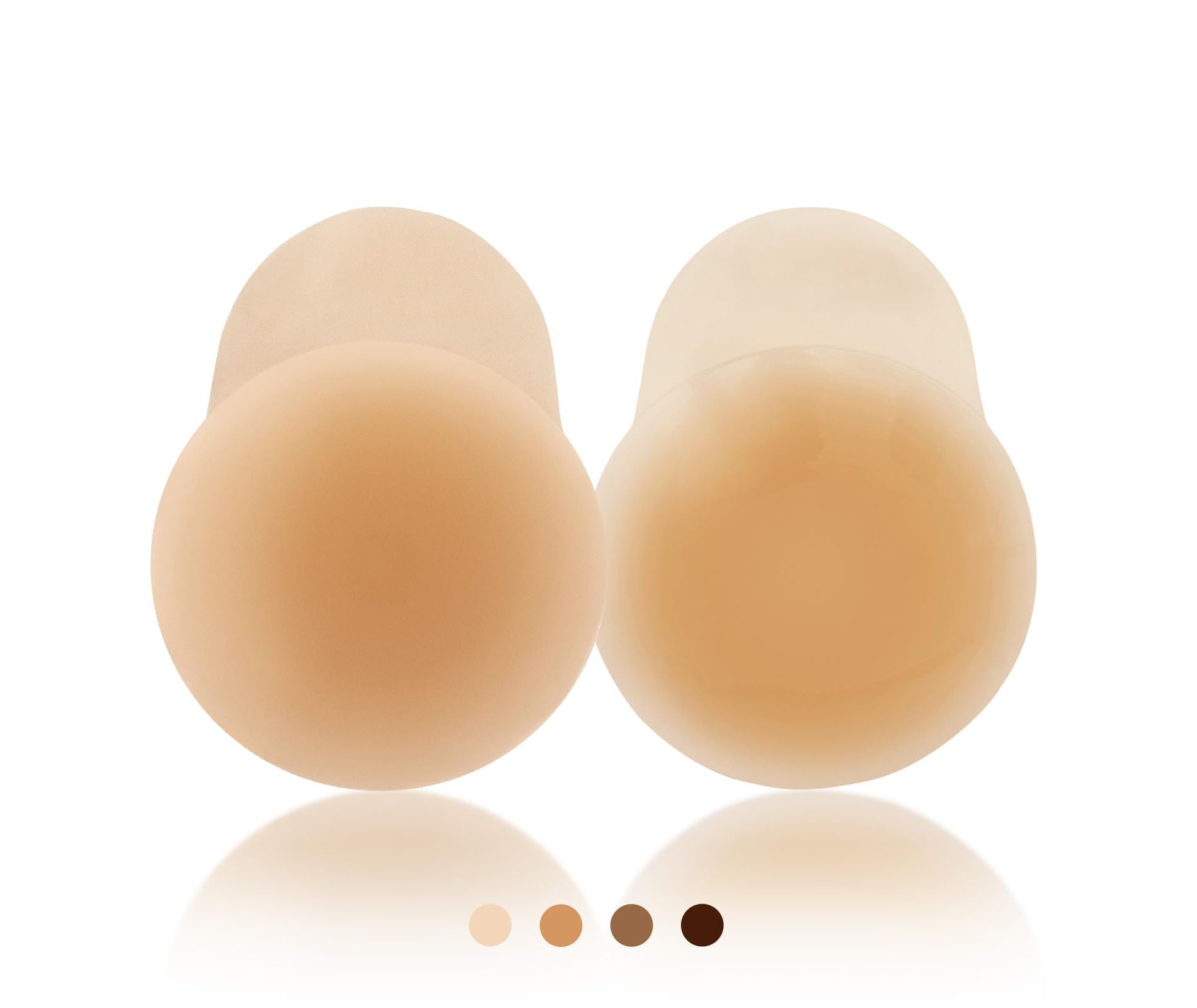 Niidor Lift Nipple Covers for Women - Sticky Adhesive Silicone Pasties - Reusable Pasty Nipple Cover for Breast Lift with Travel Case