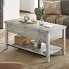 WOWLIVE Lift Top Coffee Table, 4-in-1 Multi-Function and Large Coffee Table with Storage, CT004 - 3 of 4
