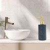 Unique Bargains Cylinder Marble Pattern Soap Dispenser 1 Pc - 2 of 4