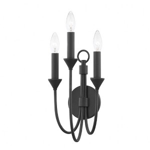 Troy Lighting Cate 3 - Light Sconce in  Forged Iron - 1 of 1