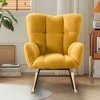 CAVINAS Accent Chair Rocking Chair Modern Glider Rocking Chair Lounge Chair Comfy Chair - 2 of 4
