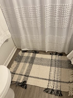 Laurelhurst Indoor/outdoor Plaid Rug Black/white - Threshold™ Designed ...