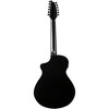 Breedlove Discovery Double Course 12-String Spruce-Mahogany Concert Acoustic-Electric Guitar Satin Black - 4 of 4