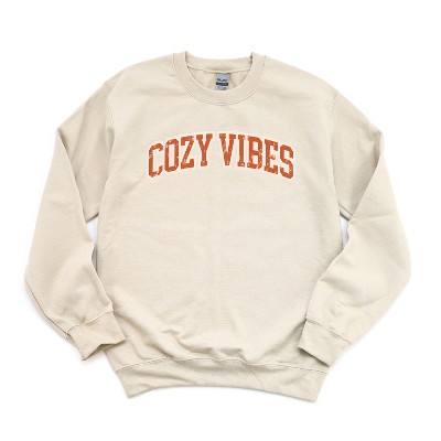 Simply Sage Market Women's Varsity Cozy Vibes Gildan Sweatshirt