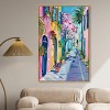 Art Remedy The Colorful Streets Colorful Coastal Wall Art Framed - 2 of 4