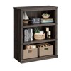 3 Tier Bookcase, Farmhouse Book Shelf with Storage, Low Book Case Wooden 3 Shelf Bookcase - 2 of 4