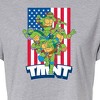 Women's - Teenage Mutant Ninja Turtles - USA Raphael Cropped Graphic T-Shirt - 2 of 4
