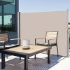 Tangkula 118.5" x 71" Patio Retractable Folding Side Awning Screen Privacy Divider Beige - 2 of 4