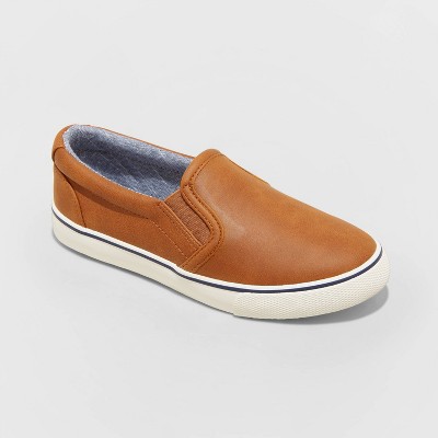 Boys' Enzo Slip-on Apparel Sneakers Cat & Jack Tan Shoes 