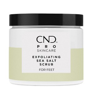 CND Pro Skincare Exfoliating Sea Salt Scrub For Feet (Vegan) | CND Pro Skincare products will help soften and improve the feel of skin - (18 oz) - 1 of 3