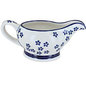 Blue Rose Polish Pottery 1258 Zaklady Gravy Boat - 1 of 1