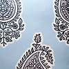 18"x18" Jaipur Paisley Reversible Square Throw Pillow - Edie@Home - 4 of 4